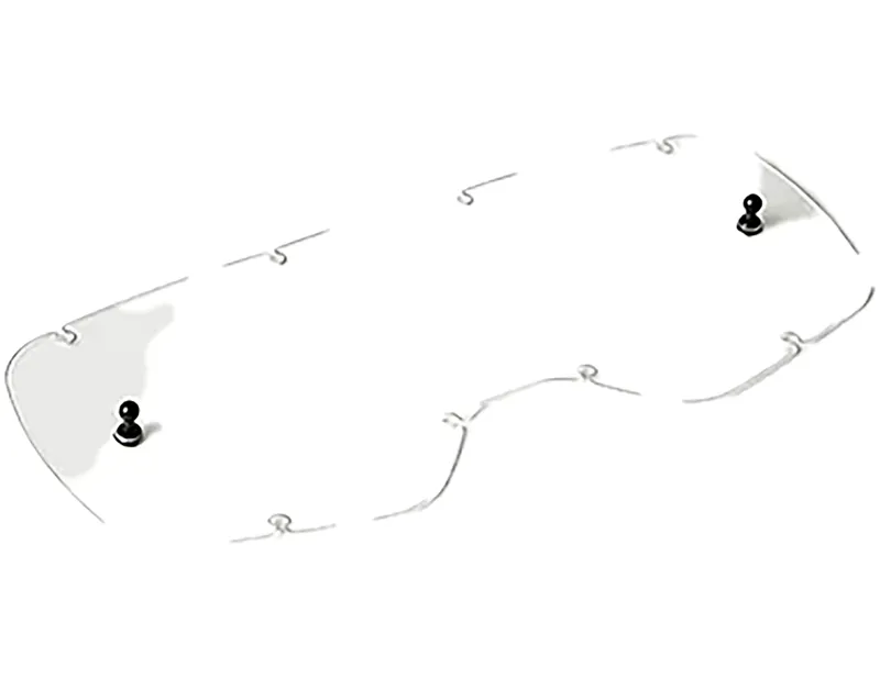 Fox Racing Y-Airspace/Main mx20 Lexan Lens in Clear