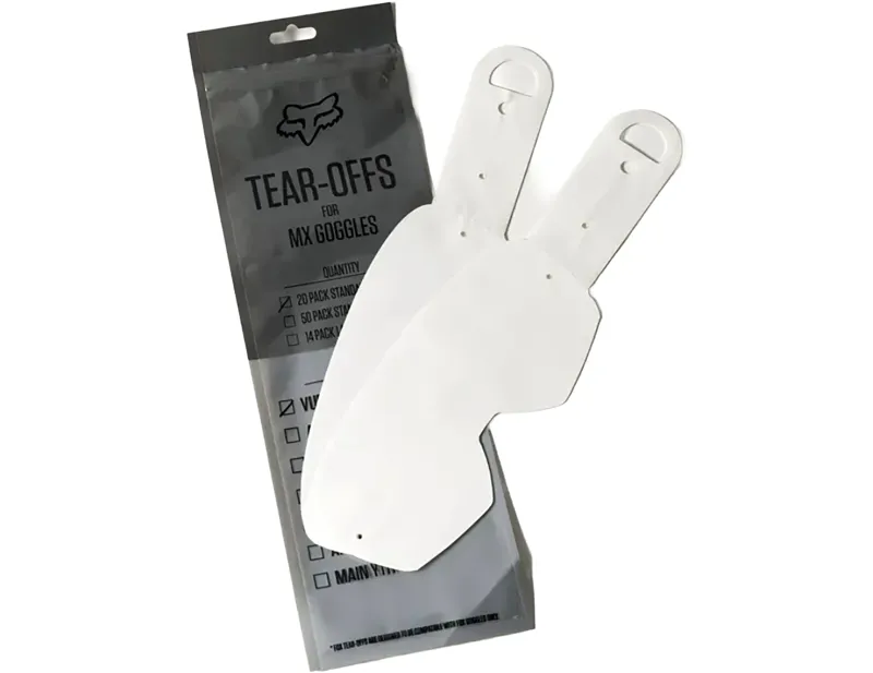 Fox Youth Airspace/Main Goggles Laminated Tear Offs in Clear