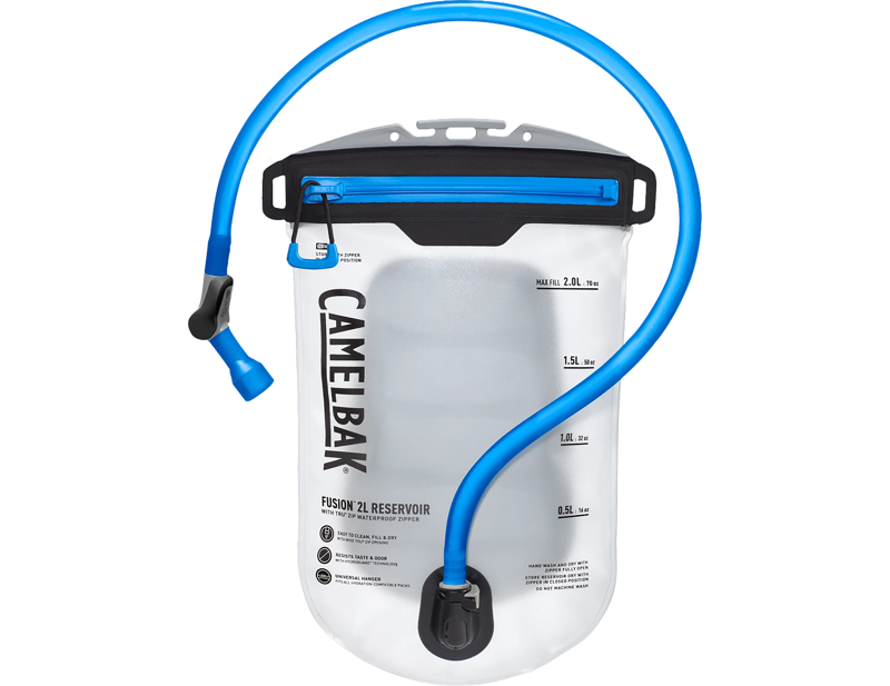 Camelbak Fusion 2L Reservoir with TRU Zip Waterproof Zipper in Clear