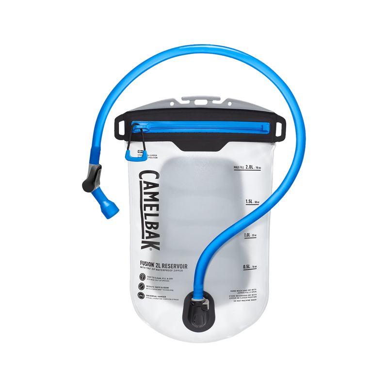 Balfes Bikes Camelbak Fusion 2L Reservoir with TRU Zip Waterproof Zipper in Clear | Free postage over £30, £10 off first order, price match & 0% finance.