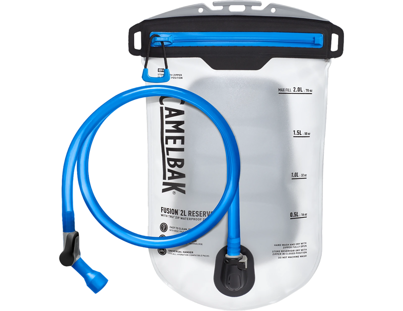 Camelbak Fusion 2L Reservoir with TRU Zip Waterproof Zipper in Clear-2