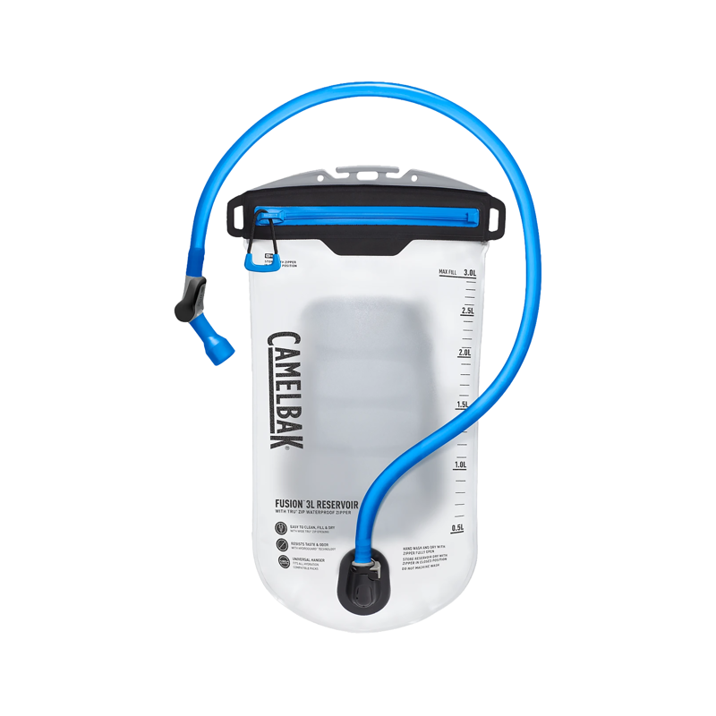 Balfes Bikes Camelbak Fusion 3L Reservoir with TRU Zip Waterproof Zipper in Clear | Free postage over £30, £10 off first order, price match & 0% finance.