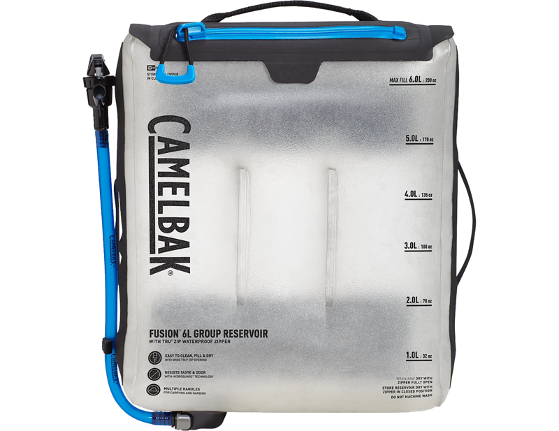 Camelbak Fusion 6L Group Reservoir with TRU Zip Waterproof Zipper in Clear-2