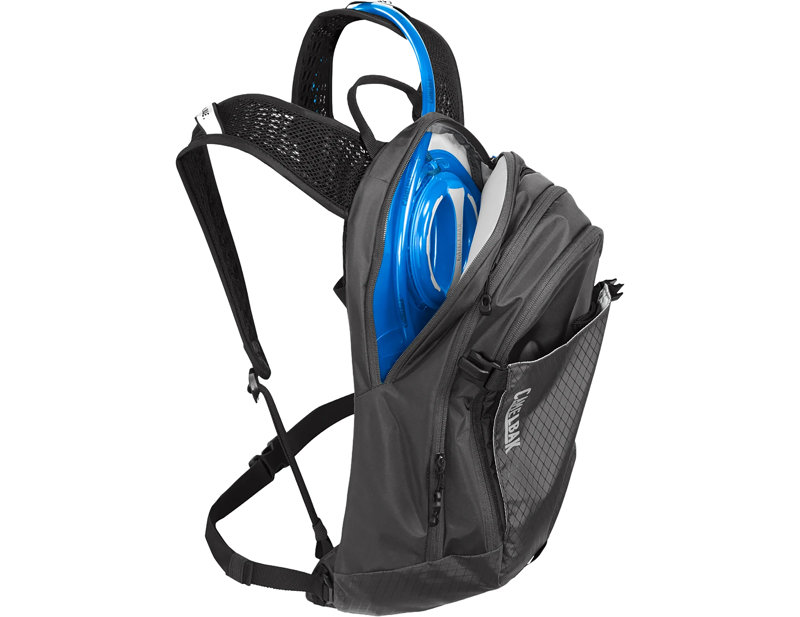 Camelback Women's M.U.L.E. 12L Hydration Pack with 100 oz Reservoir in Black/Charcoal Grey-2