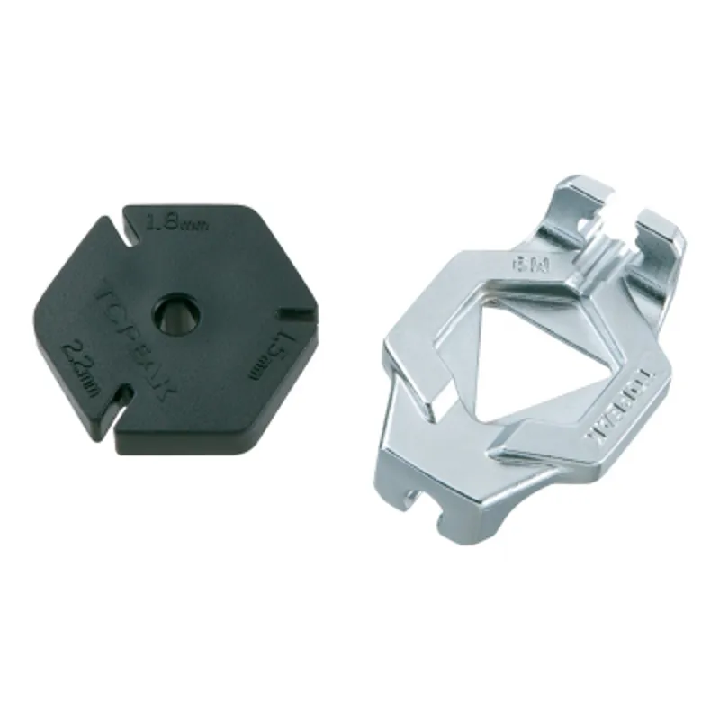 Topeak Duo Spoke Wrench 14 15G in Black/Silver-2