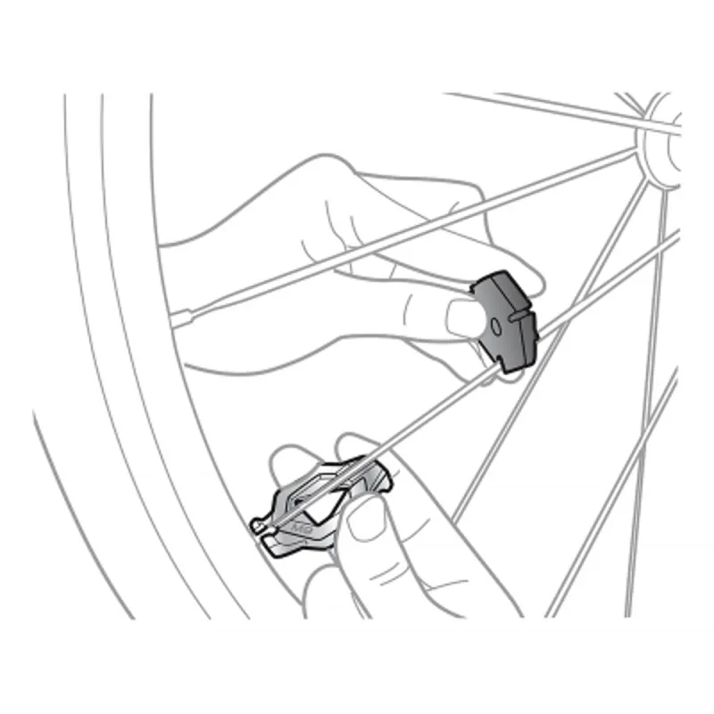Topeak Duo Spoke Wrench 14 15G in Black/Silver-6