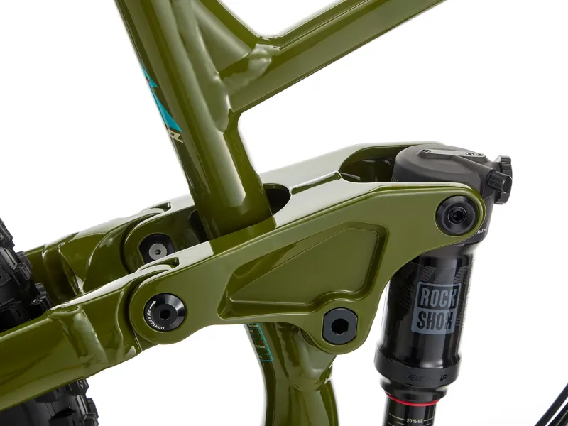 Kona Process 134 Full Suspension Mountain Bike 2025 in Gloss Olive with Eris and Sandal Decals-8