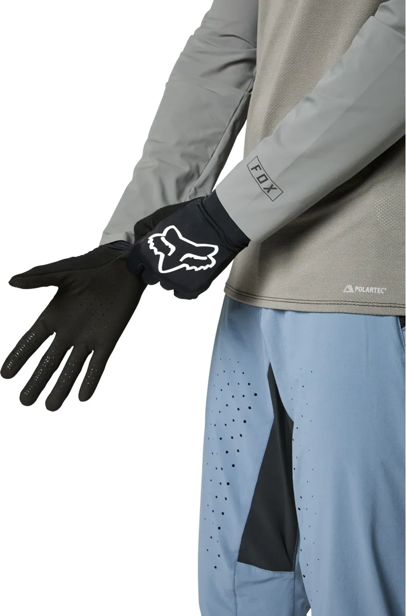 Fox Racing Flexair Cycling Full Finger Gloves in Black -1