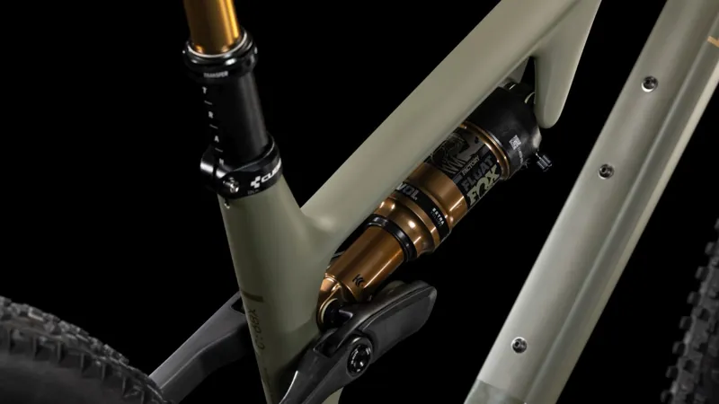 Cube AMS ONE11 C:68X TM 29 Full Suspension Mountain Bike 2026 in Dustolive/Gold-2