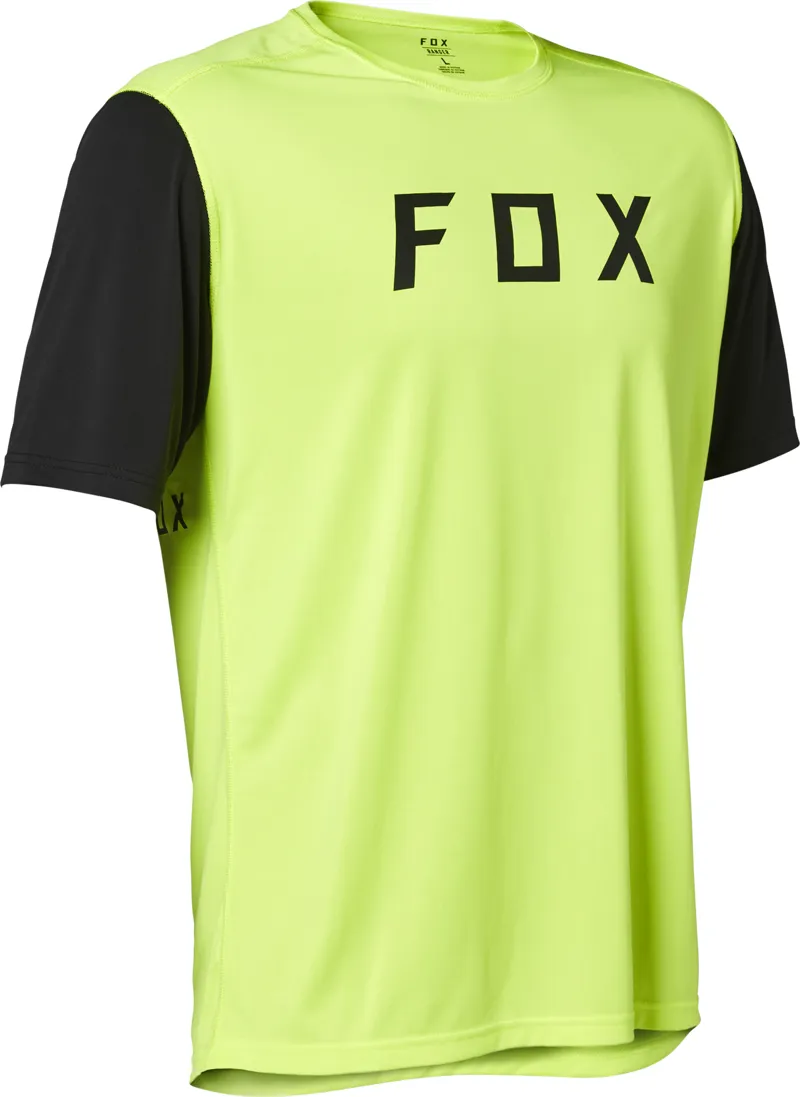 Fox Clothing Ranger Short Sleeve Jersey Fox in Flo Yellow