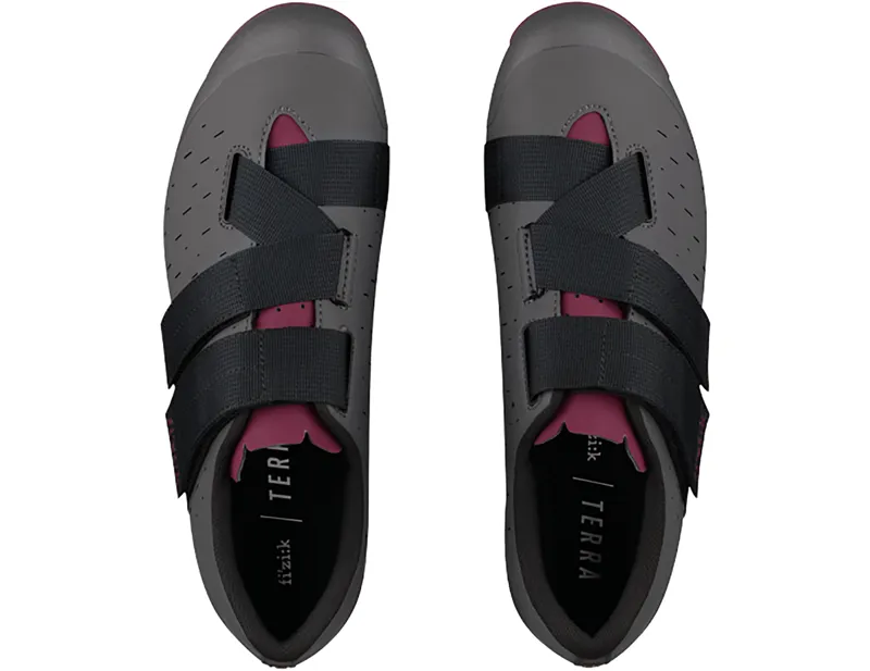 Fizik X4 Terra Powerstrap Shoes in Anthracite/Grape-2