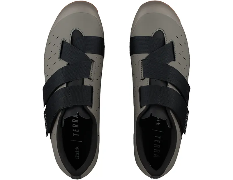 Fizik X4 Terra Powerstrap Shoes in Mud/Caramel-2
