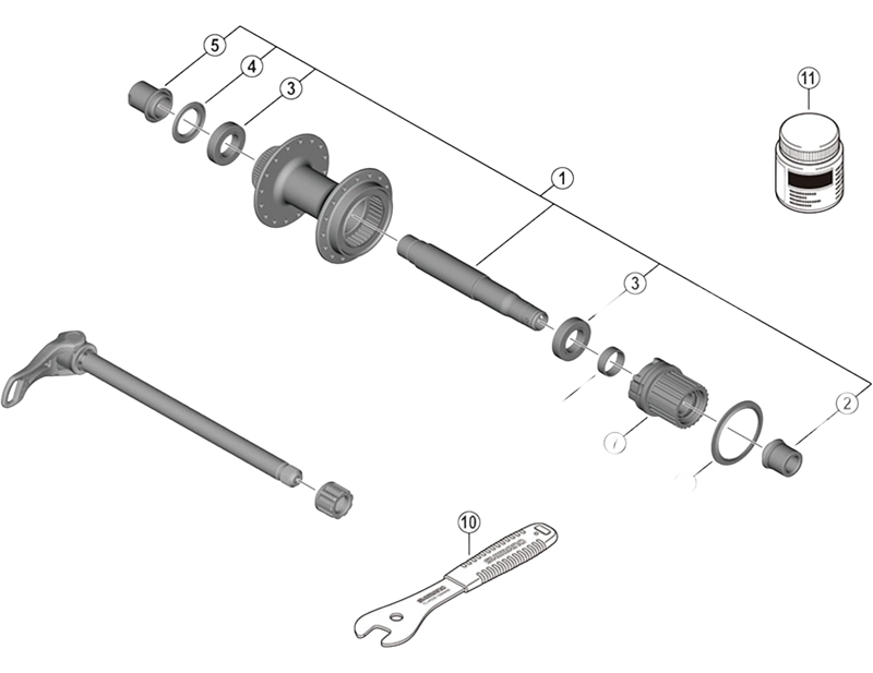 Balfes Bikes Shimano SM-AX75 fixing nut - M12 | Free postage over £30, £10 off first order, price match & 0% finance.