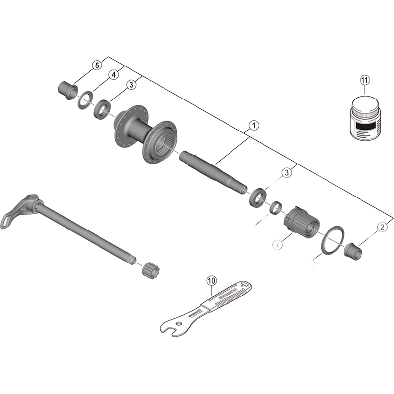 Balfes Bikes Shimano SM-AX75 fixing nut - M12 | Free postage over £30, £10 off first order, price match & 0% finance.