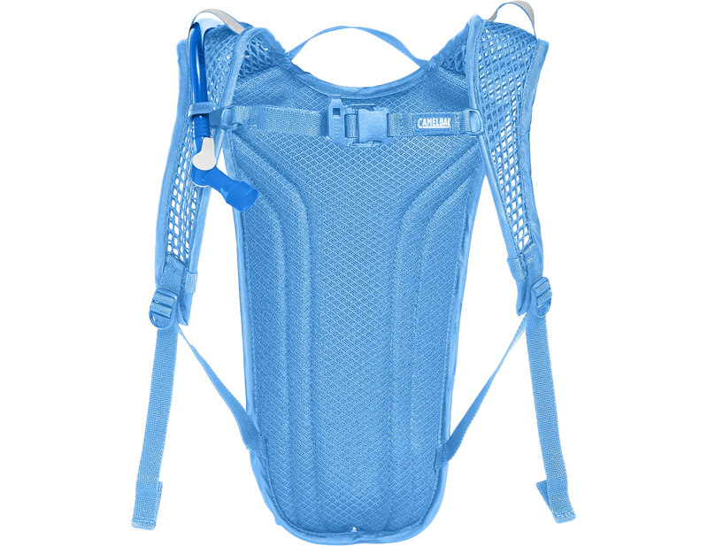Camelbak Kids' Mini M.U.L.E. 5L Hydration Pack with Crux 1.5L Reservoir in Blue/Palm-4