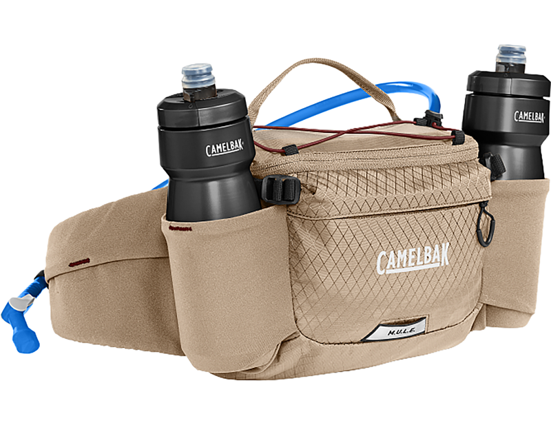 Camelbak M.U.L.E. 5L Waist Pack with Crux 1.5L Lumbar Reservoir in Brown-2