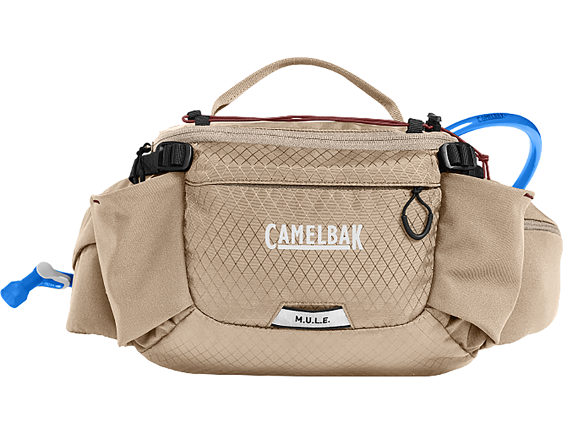 Camelbak M.U.L.E. 5L Waist Pack with Crux 1.5L Lumbar Reservoir in Brown
