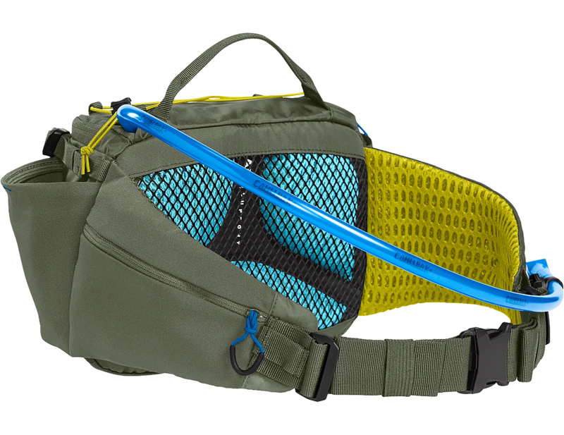 Camelbak M.U.L.E. 5L Waist Pack with Crux 1.5L Lumbar Reservoir in Dusty Olive-5