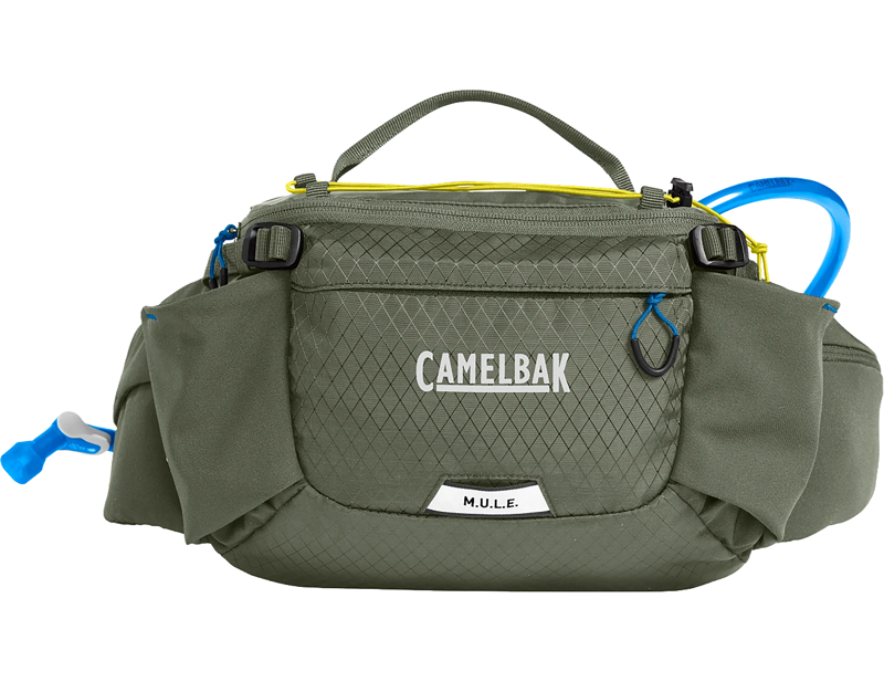 Camelbak M.U.L.E. 5L Waist Pack with Crux 1.5L Lumbar Reservoir in Dusty Olive-3