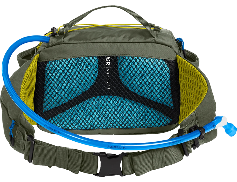 Camelbak M.U.L.E. 5L Waist Pack with Crux 1.5L Lumbar Reservoir in Dusty Olive-8