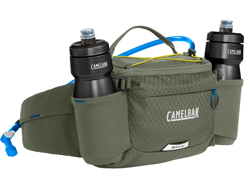 Camelbak M.U.L.E. 5L Waist Pack with Crux 1.5L Lumbar Reservoir in Dusty Olive-7