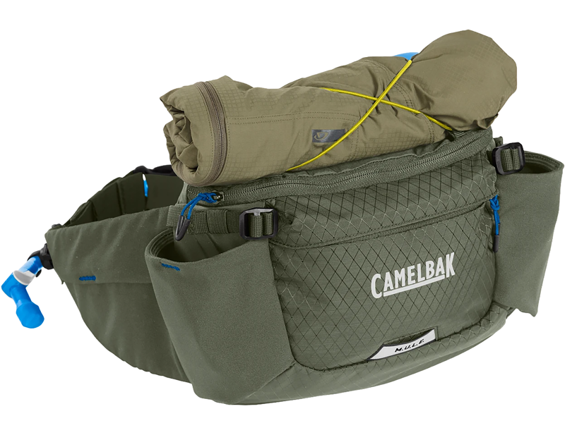 Camelbak M.U.L.E. 5L Waist Pack with Crux 1.5L Lumbar Reservoir in Dusty Olive-4