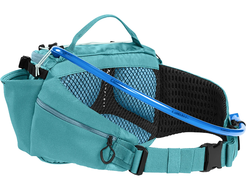 Camelbak M.U.L.E. 5L Waist Pack with Crux 1.5L Lumbar Reservoir in Arctic Blue-7