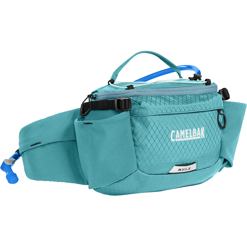 Balfes Bikes Camelbak M.U.L.E. 5L Waist Pack with Crux 1.5L Lumbar Reservoir in Arctic Blue | Free postage over £30, £10 off first order, price match & 0% finance.