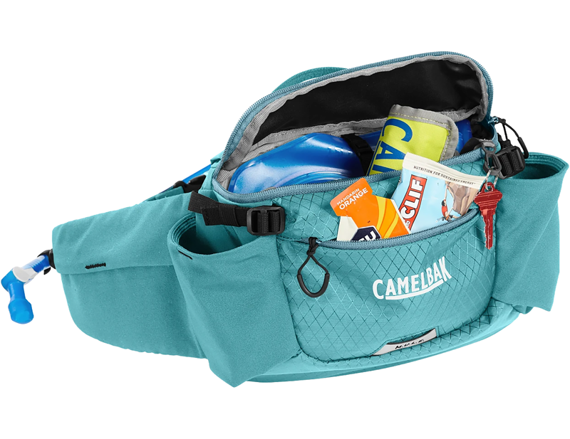 Camelbak M.U.L.E. 5L Waist Pack with Crux 1.5L Lumbar Reservoir in Arctic Blue-6