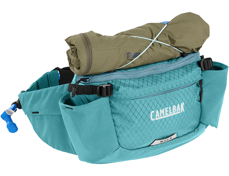 Camelbak M.U.L.E. 5L Waist Pack with Crux 1.5L Lumbar Reservoir in Arctic Blue-5