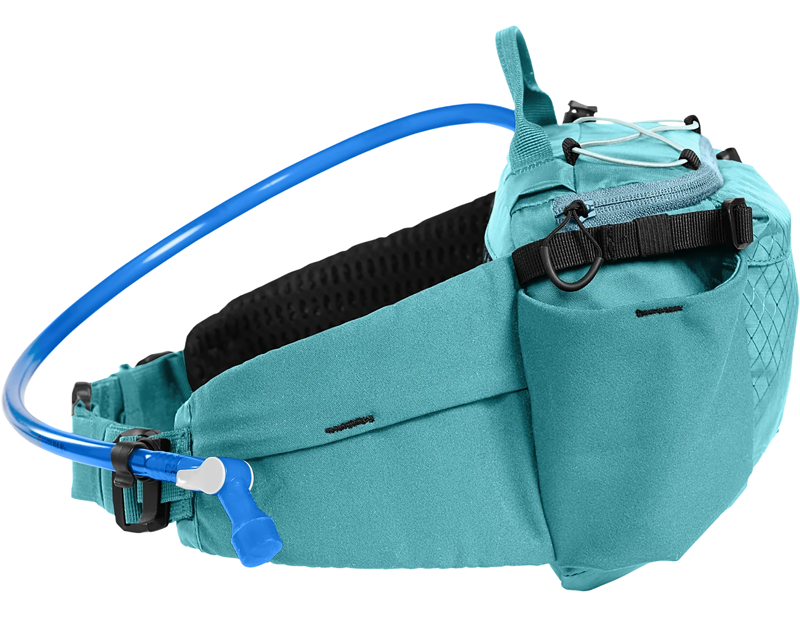 Camelbak M.U.L.E. 5L Waist Pack with Crux 1.5L Lumbar Reservoir in Arctic Blue-8