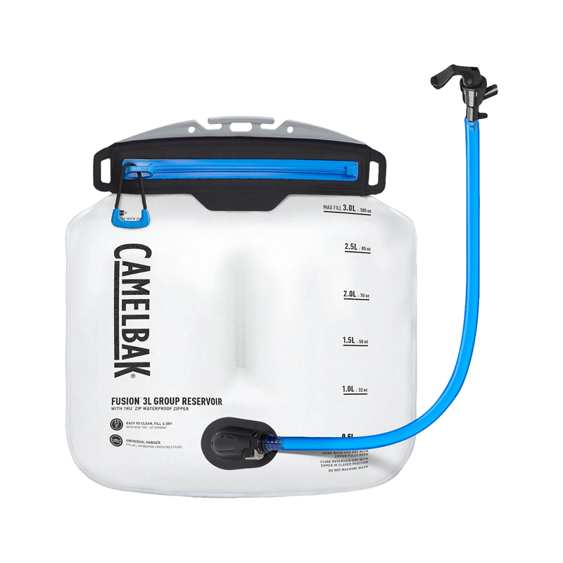 Balfes Bikes Camelbak Fusion 3L Group Reservoir with TRU Zip Waterproof Zipper in Clear | Free postage over £30, £10 off first order, price match & 0% finance.