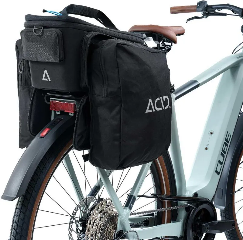 Acid Panniers Trunk City 8+16 Rilink in Black-3