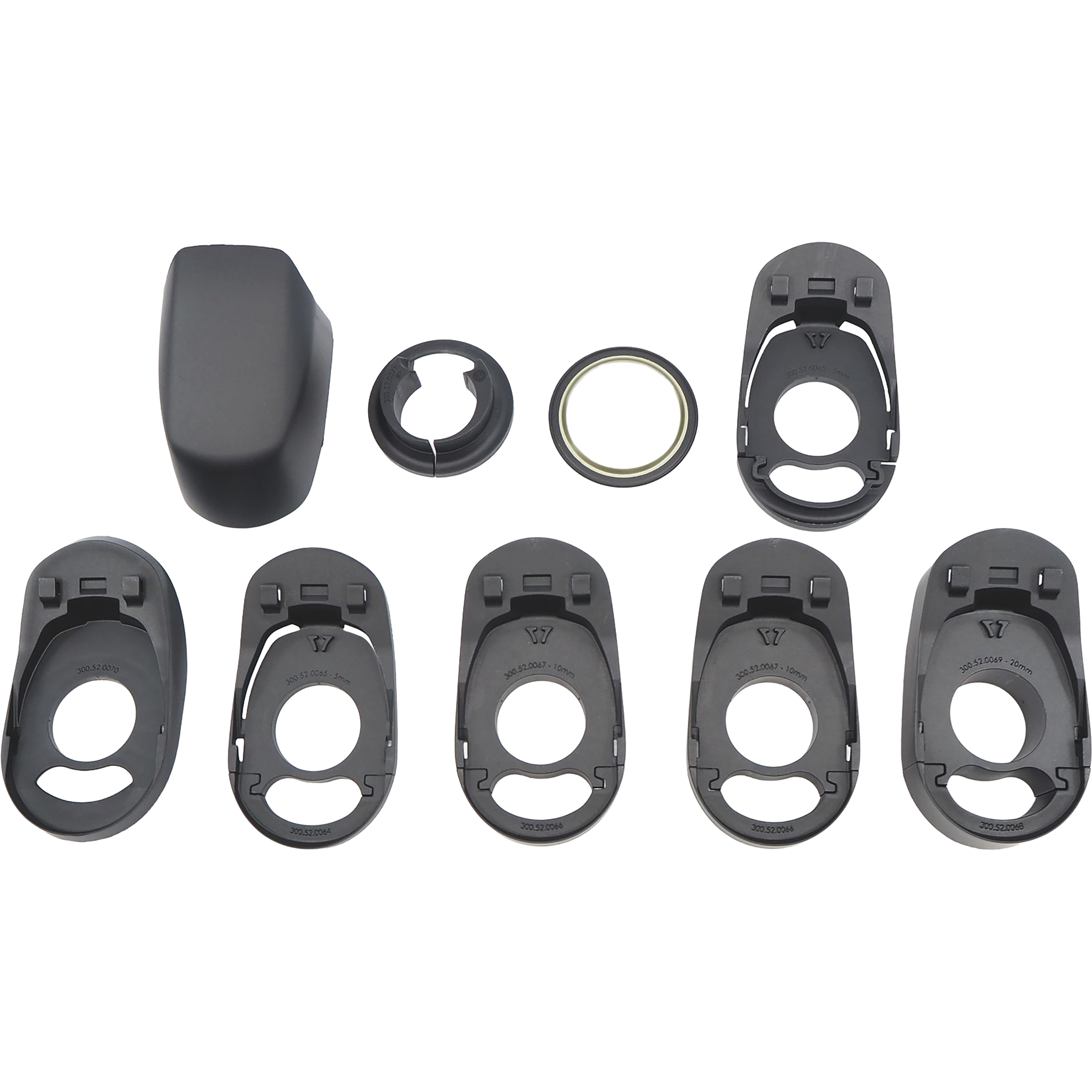 Scott Foil Creston IC Stem Spacer Kit in Black - Main Image