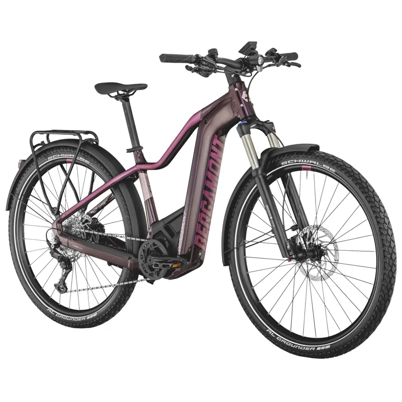 Bergamont Bike E-Revox Premium Pro FMN EQ  Electric Hardtail Mountain Bike 2024 in Aubergine Red-1
