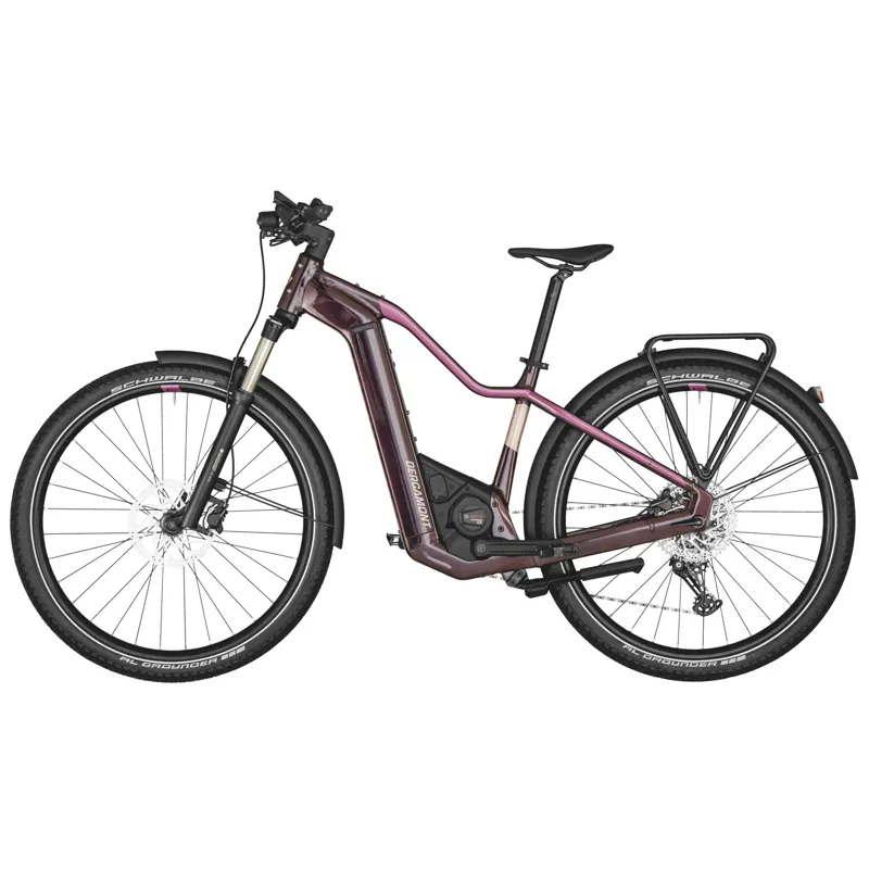 Bergamont Bike E-Revox Premium Pro FMN EQ  Electric Hardtail Mountain Bike 2024 in Aubergine Red-3