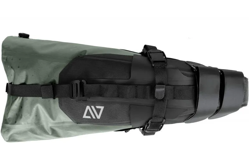 Acid Saddle Bag Pack Pro 15 in Black/Green-1