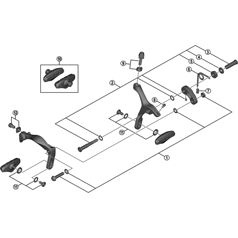 Balfes Bikes Shimano BR-4700 arm spring for front | Free postage over £30, £10 off first order, price match & 0% finance.