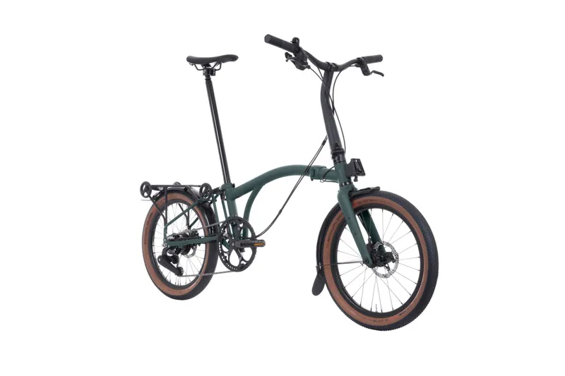 Brompton G Line with Roller Frame 8 Speed Folding Bike 2025 in Forest Green-8