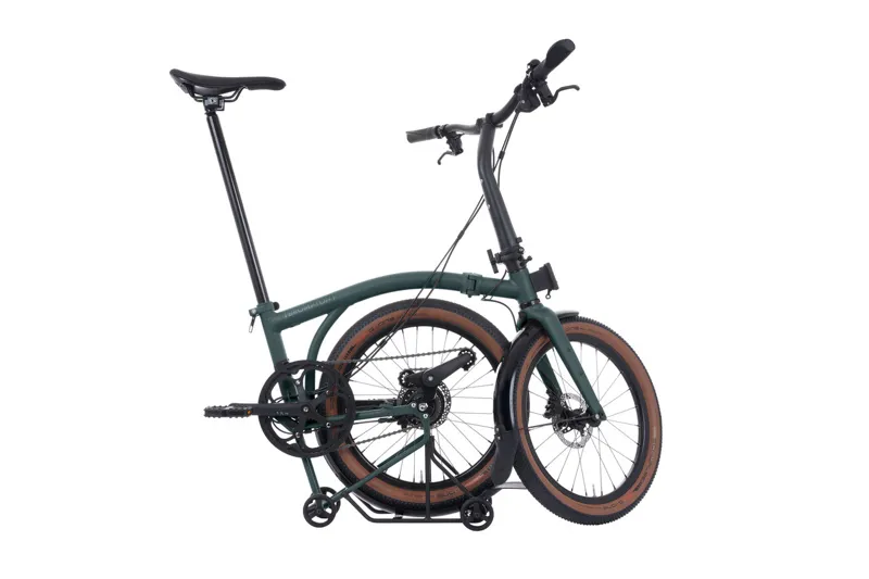 Brompton G Line with Roller Frame 8 Speed Folding Bike 2025 in Forest Green-9