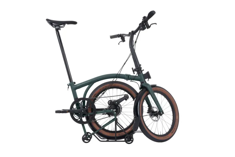 Brompton G Line with Roller Frame 8 Speed Folding Bike 2026 in Forest Green-9