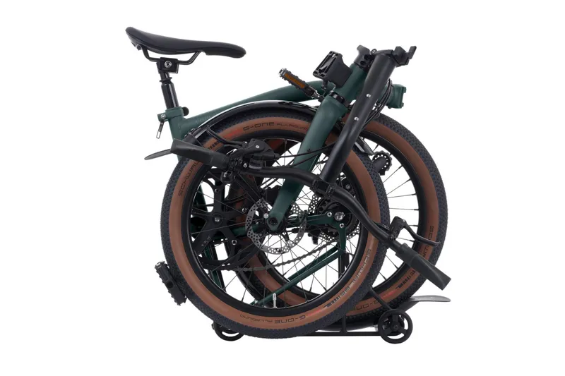 Brompton G Line with Roller Frame 8 Speed Folding Bike 2025 in Forest Green-10