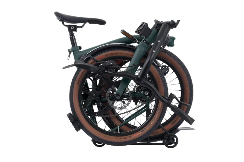 Brompton G Line with Roller Frame 8 Speed Folding Bike 2026 in Forest Green-10