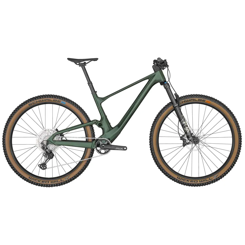Scott Spark 930 Full Suspension Mountain Bike 2024 in Green