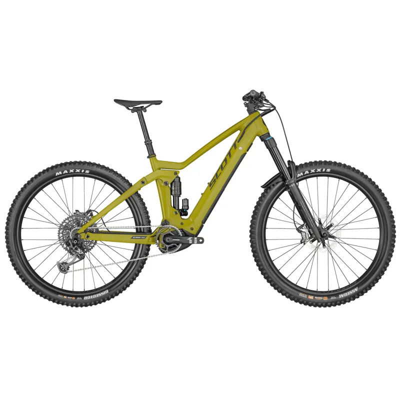 Scott Bike Ransom eRIDE 910 Electric Full Suspension mountain Bike 2024 in Yellow