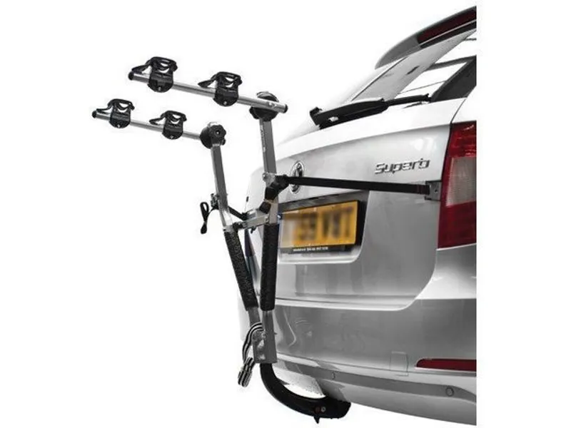 Peruzzo Cruising Towball Mounted 2 Bike Rack in Silver