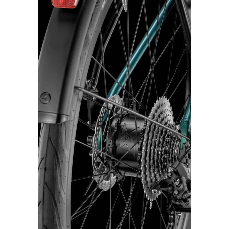 Bergamont E-Sweep Tour Electric Hybrid Bike 2025 in Matt Dark Green-2