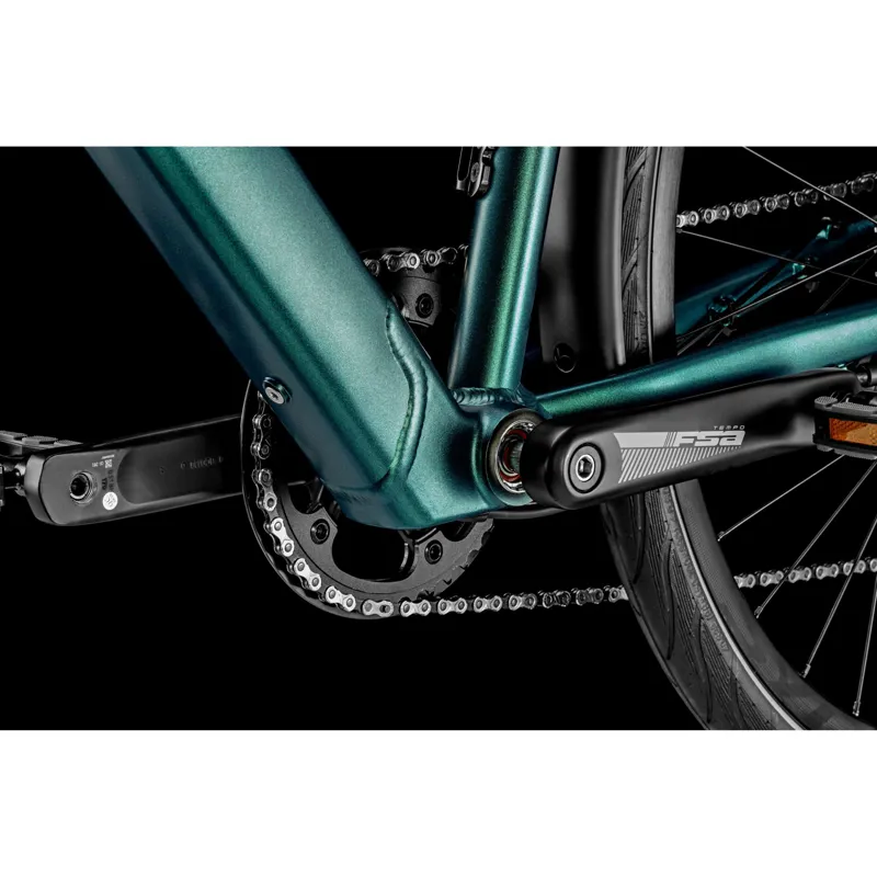 Bergamont E-Sweep Tour Electric Hybrid Bike 2025 in Matt Dark Green-4