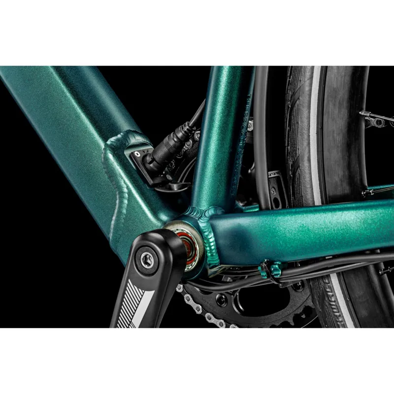 Bergamont E-Sweep Tour Electric Hybrid Bike 2025 in Matt Dark Green-5