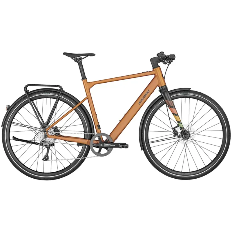 EX DEMO Bergamont E-Sweep Sport Electric Hybrid Bike Size 52cm 2025 in Matt Rusty Orange-1